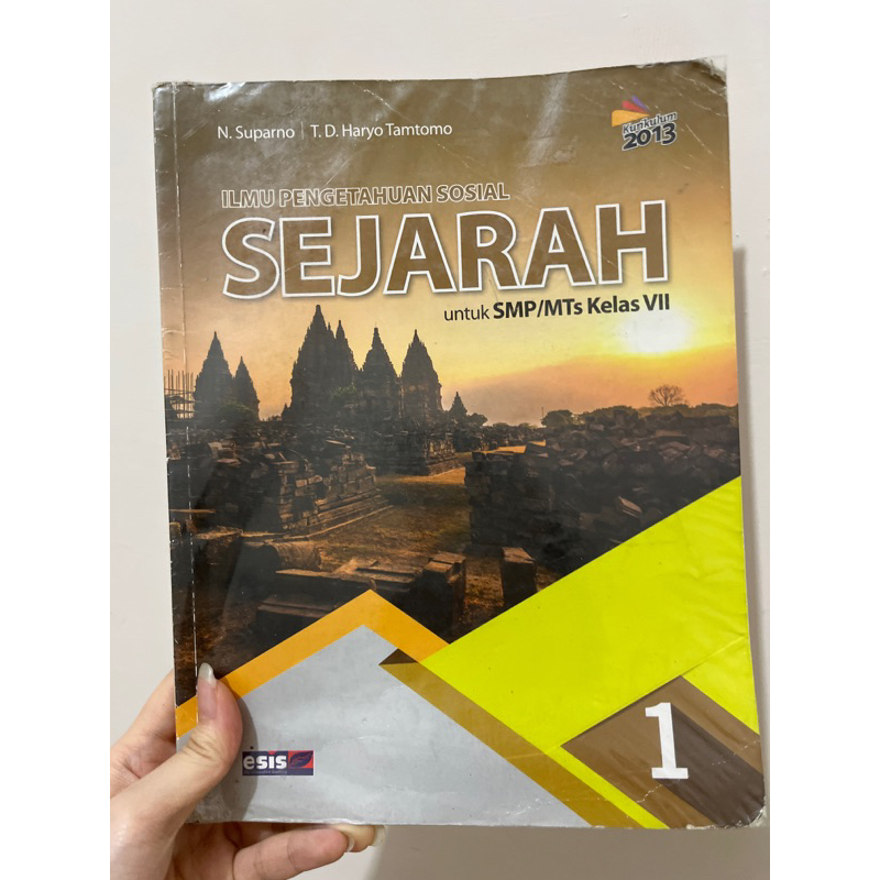 Buku Sejarah kelas 7 SMP esis bekas