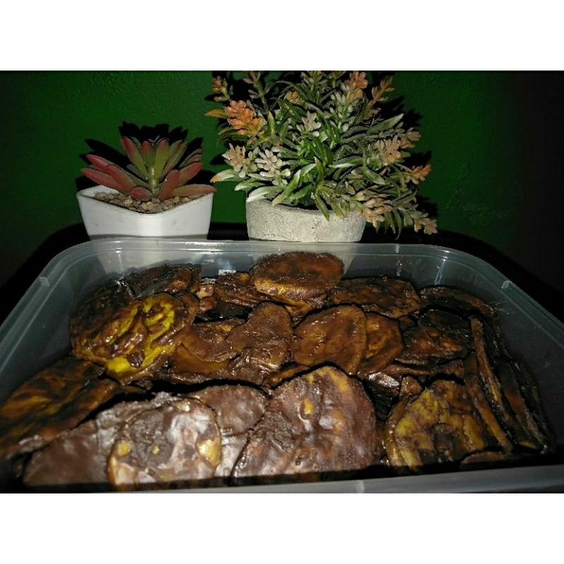 

kripik pisang coklat lumer ukuran 500ml