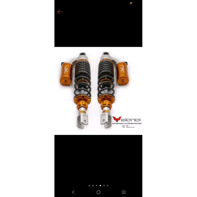 SHOCKBREKER/SHOCK BELAKANG BIONDI NMAX/PCX/XMAX DOBLE CLICK