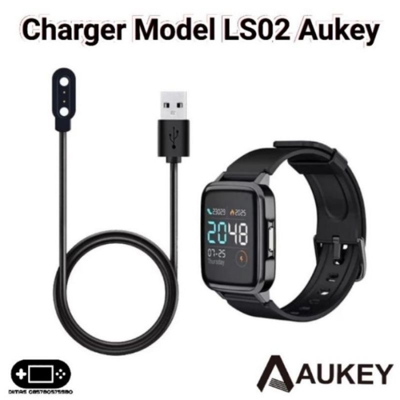 Charger Model LS02 Aukey Charging SW-1P / Aukey SW-1S Smartwatch Kabel USB