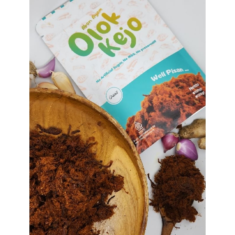 

ABON AYAM ORISINIL OLOK KEJO 100 gr