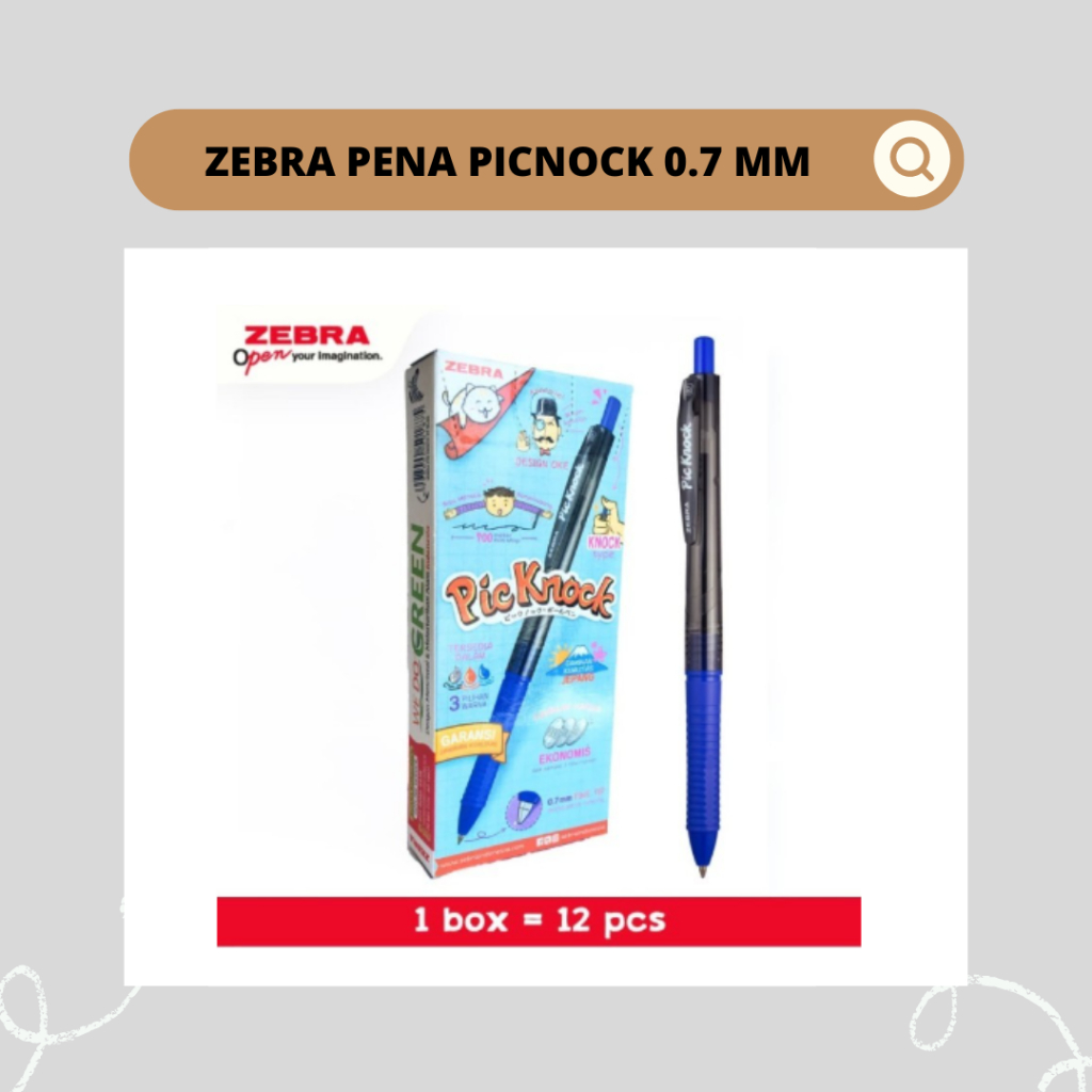 ZEBRA PENA PICNOCK | 1 KOTAK
