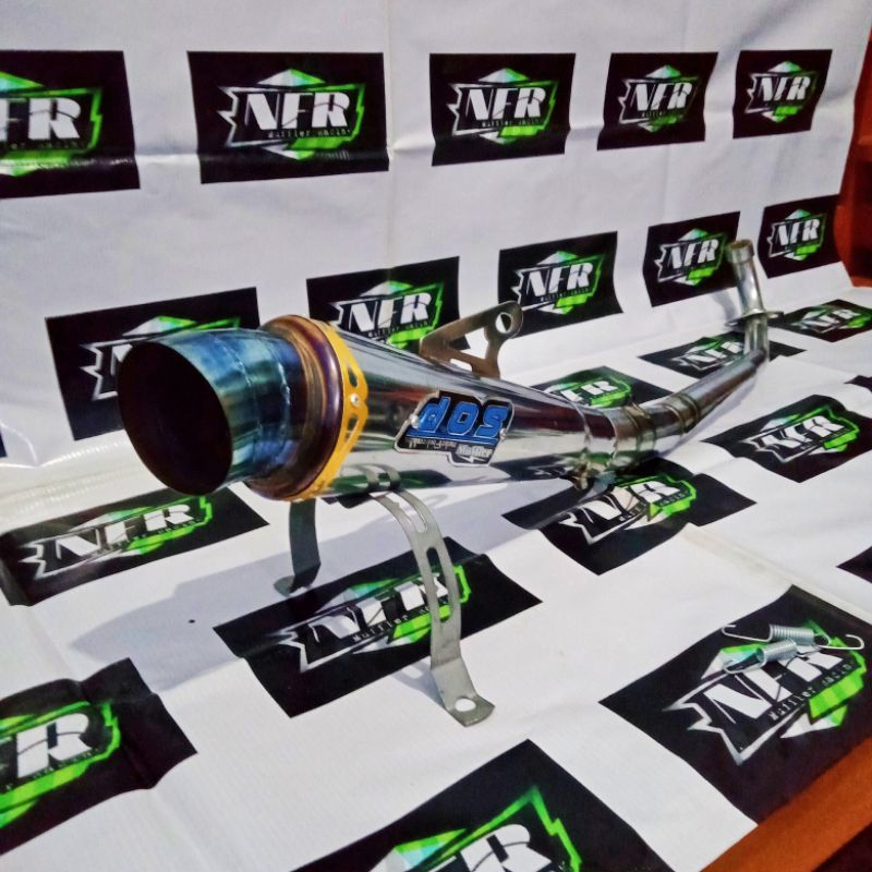 Knalpot Racing DOS Revo Karisma Blade Vega Shogun Astrea Grand Kaze