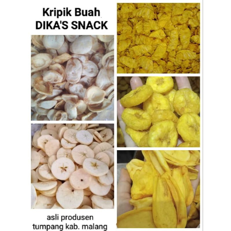 

paket tester 250gr isi 5 varian kripik buah