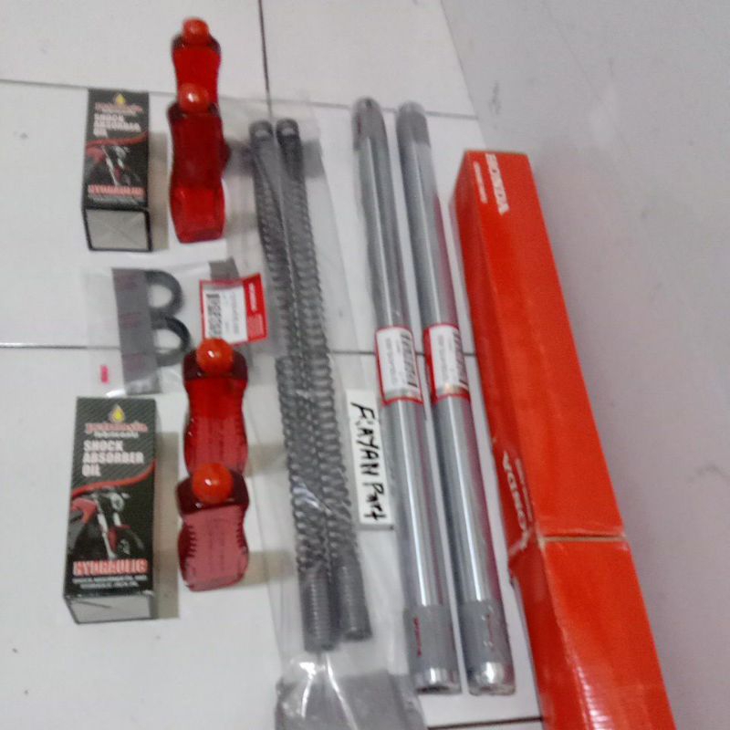 sok depan Megapro new Megapro Primus Verza per+sil+oli