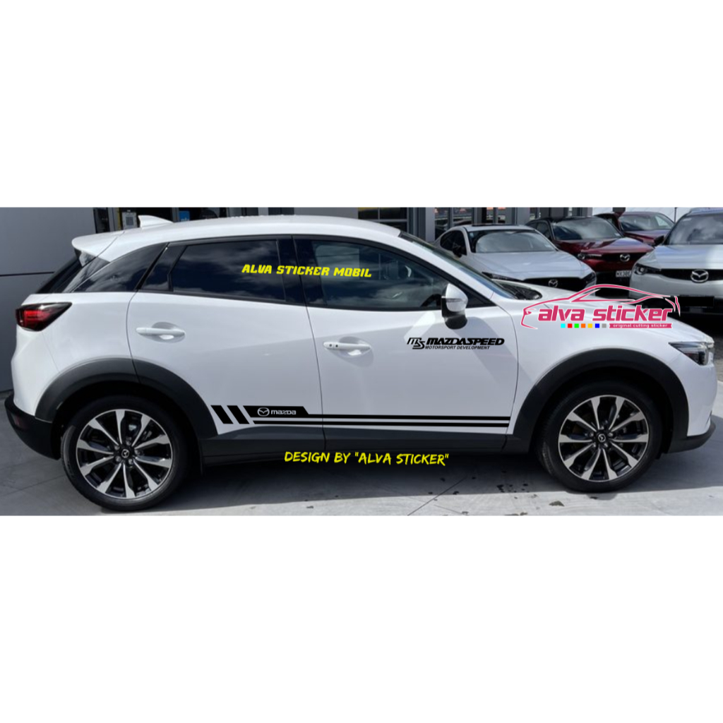 sticker stiker body mazda cx-3 cx-5 2 3 5 cx-8 cx-60 stiker list cutting all mobil mazda old/new bis