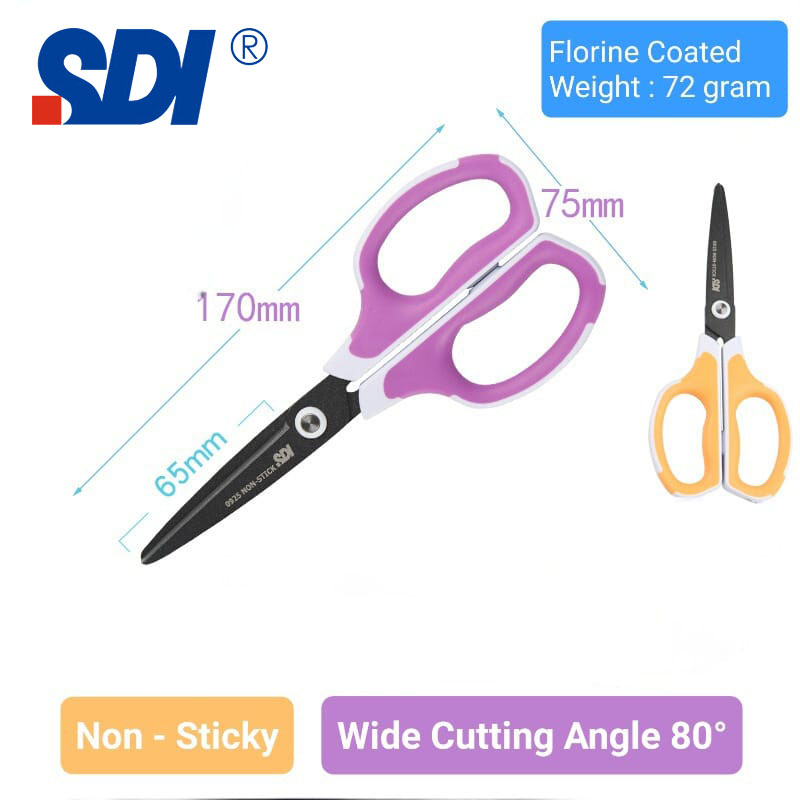 

SDI fluorine coat non sticky scissor gunting anti lengket