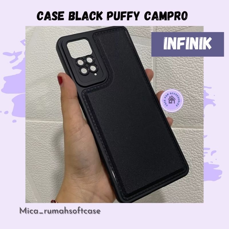 CASE BLACK LEATHER CAMPRO INFINIK NOTE 12 NOTE 12 PRO SMART 6 HD SMART 3 PLUS SMART 5