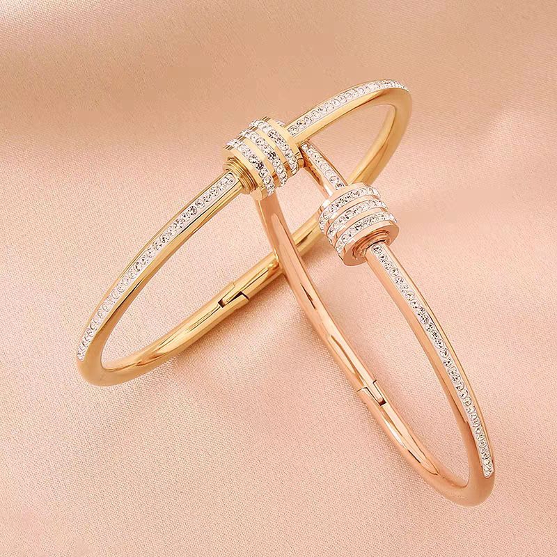 Gelang Titanium Korea / Gelang Titanium Wanita / Gelang Titanium Korean Style Terbaru