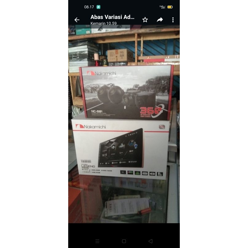 android nakamichi + pemasangan kota Serang Banten