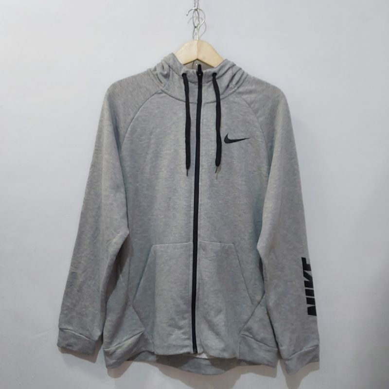 Zipper Hoodie Nike Logo Spell Out Original