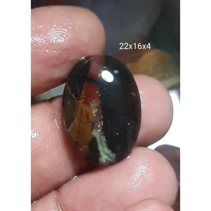 NATURAL BATU AKIK pancawarna garut klasik lawas merah kualitas edong pola halus