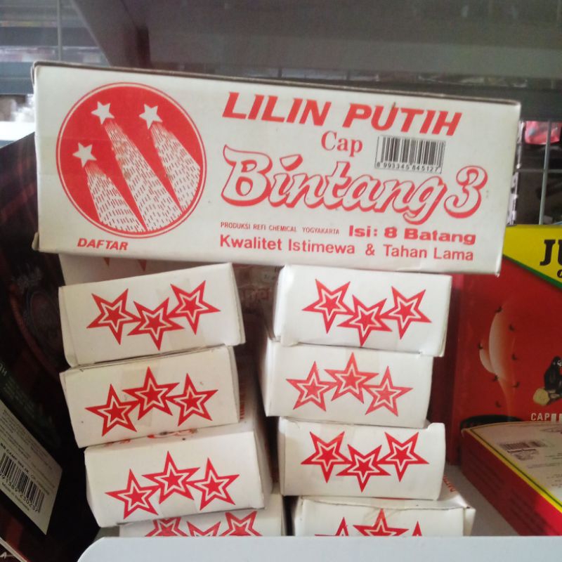 Lilin Putih isi 8 Mundjari Grosir Cilacap Kawunganten