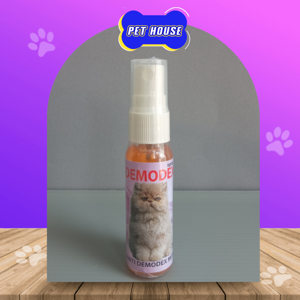 DEMODEX SPRAY 30 ML - SPRAY ANTI DEMODEK PADA KUCING - OBAT SEMPROT AMPUH MENGATASI GATAL PENYAKIT K