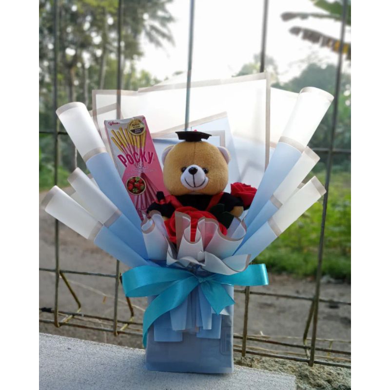 buket boneka wisuda,senack,bunga/ buket murah