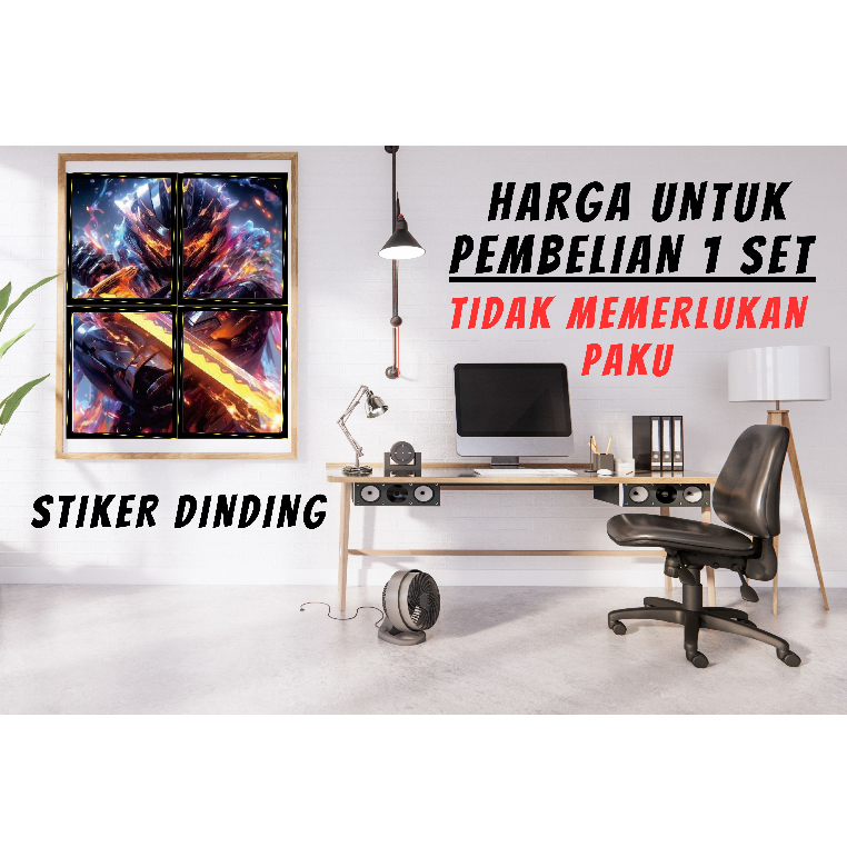 Stiker dinding/Poster Dinding/Stiker/Stiker Anime/Stiker Hias Dinding/Stiker Aesthetic/Stiker Jepang