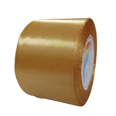 

Pita Satin Besar Coklat Muda 2inch/5cm Per Roll