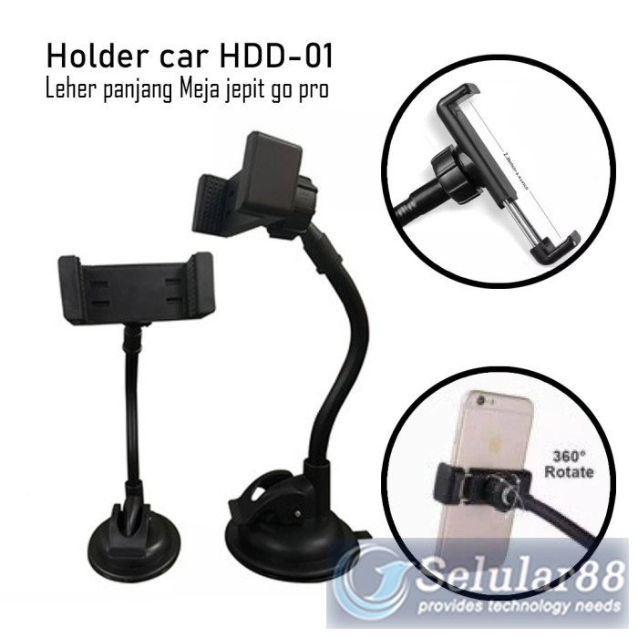 HOLDER MEJA HDD 01 - HOLDER UNIVERSAL - HOLDER STAND MOBIL HDD 01