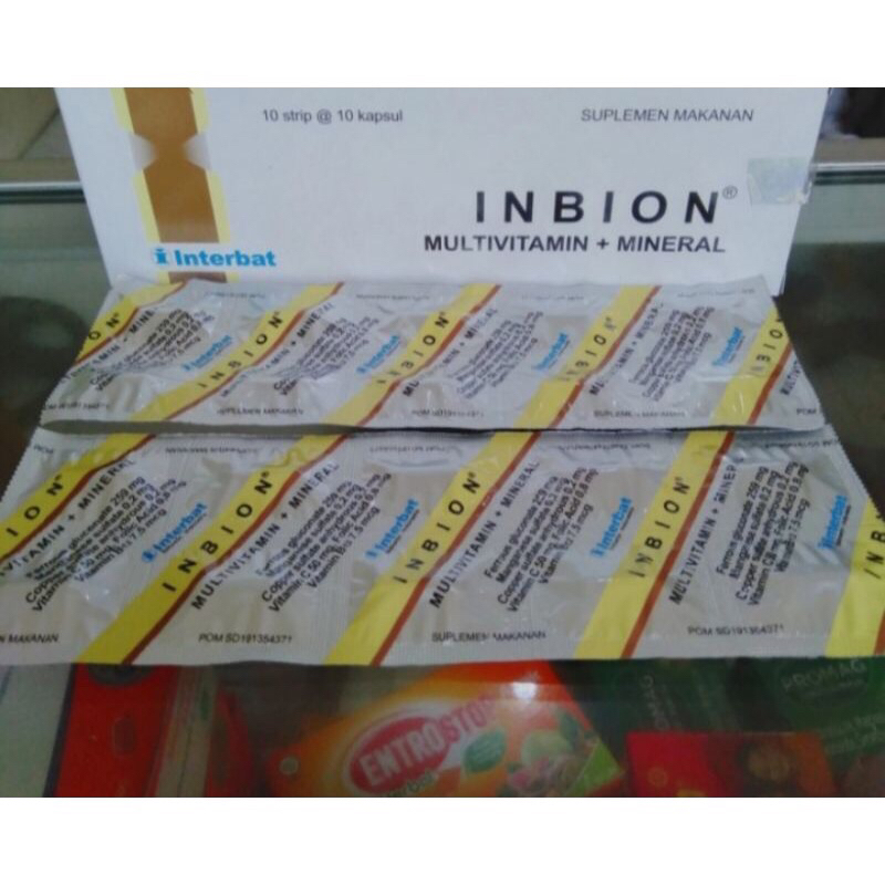 INBION Inbion inbion isi 10 Kapsul strip- Multivitamin dan Mineral