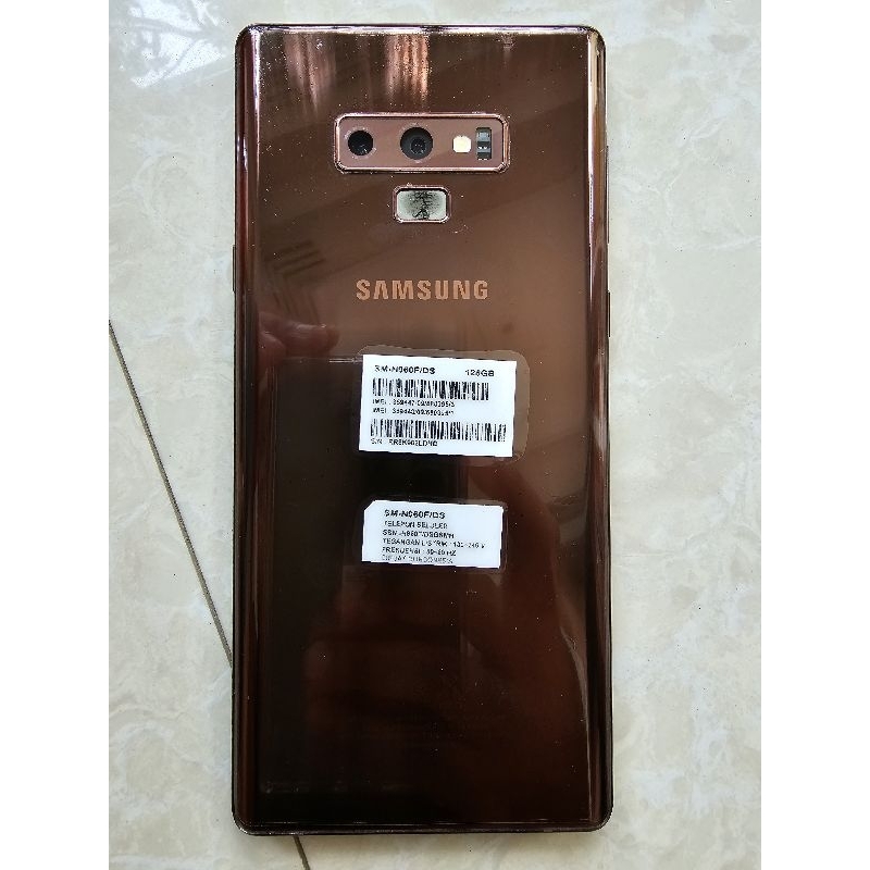 Samsung Note 9 Second Sein Mulus Fullset