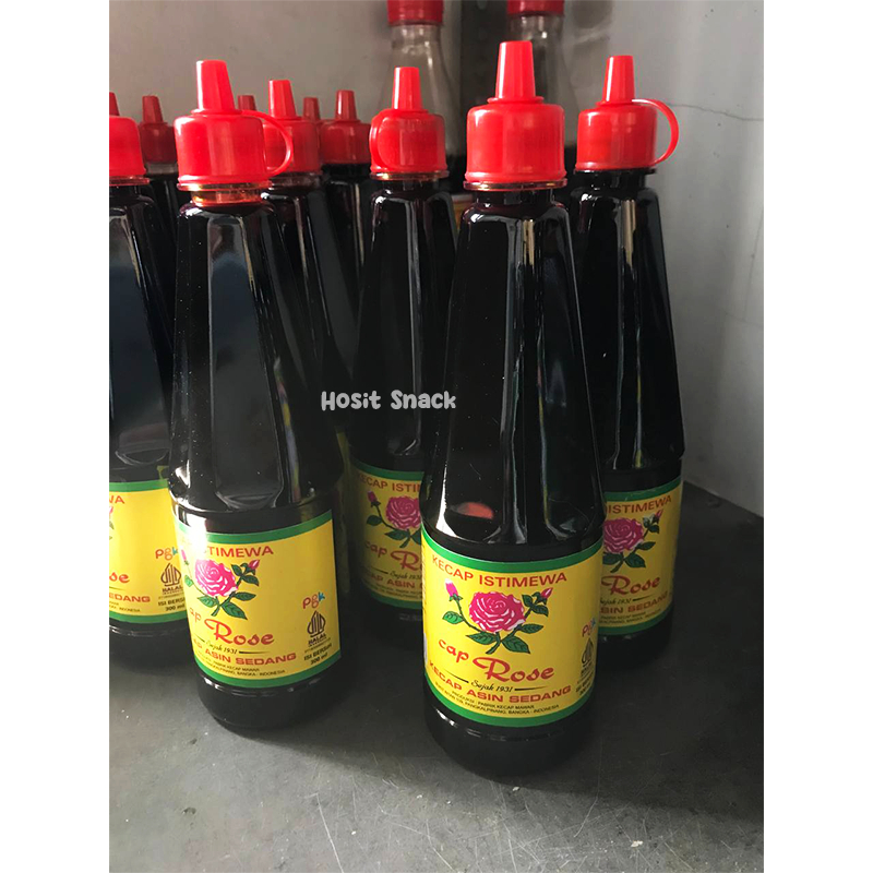 

Kecap Asin Bangka / Sijiu Asli Bangka Cap Mawar Rose - Kecil 300ml Halal / Dark Soy Sauce