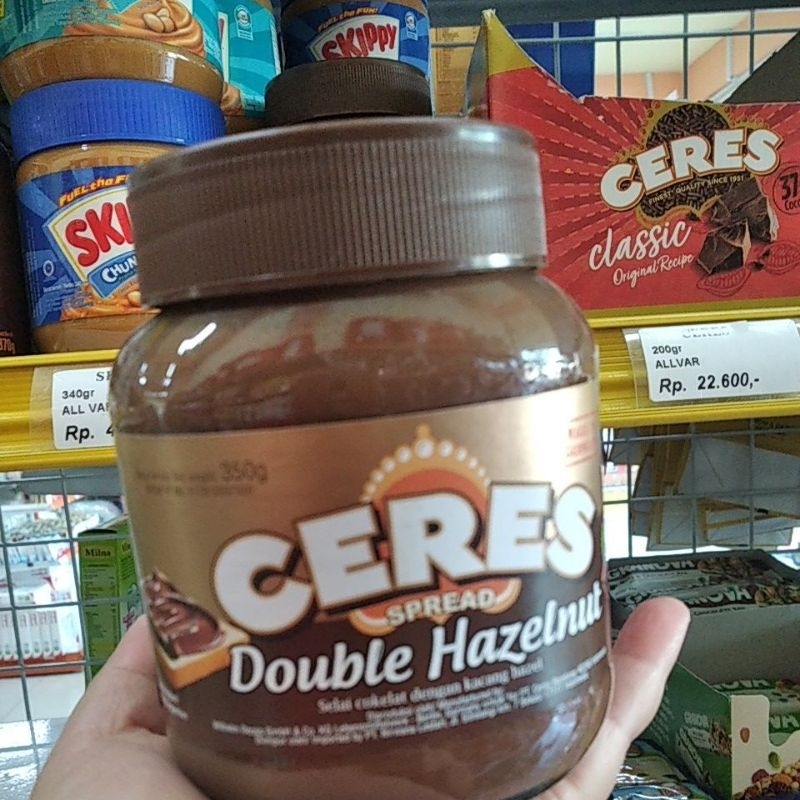 

Ceres spread double hazelnut 350