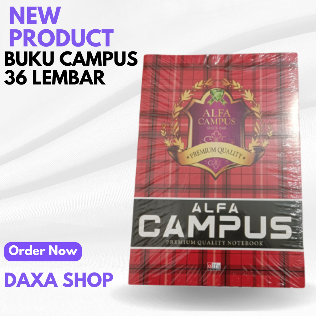 

Buku Tulis Campus Catatan Besar Ukuran Boxy 36 Lembar