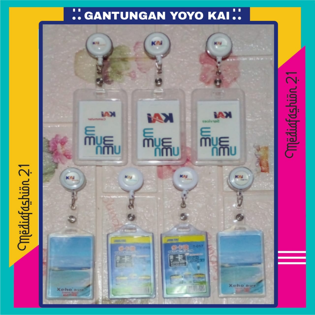 

GANTUNGAN YOYO ID CARD KAI (KERETA API INDONESIA) + TEMPAT ID CARD