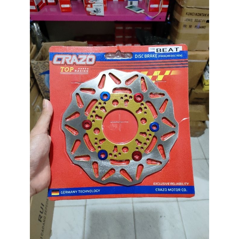 PIRINGAN DISK DISC CAKRAM DEPAN VARIASI BEAT/BEAT KARBU/BEAT FI/VARIO/VARIO LAMA/SCOOPY/SCOOPY FI