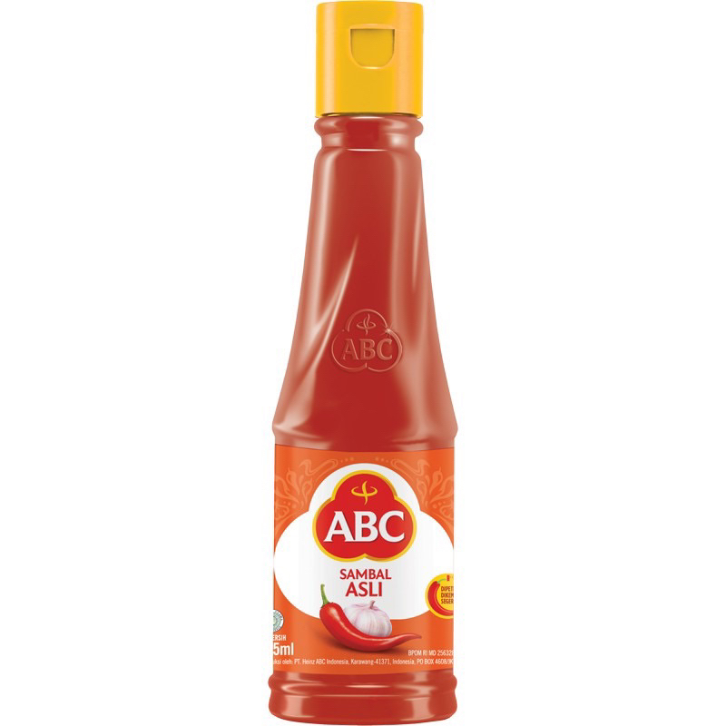 

Abc saus sambal asli pet 135ml