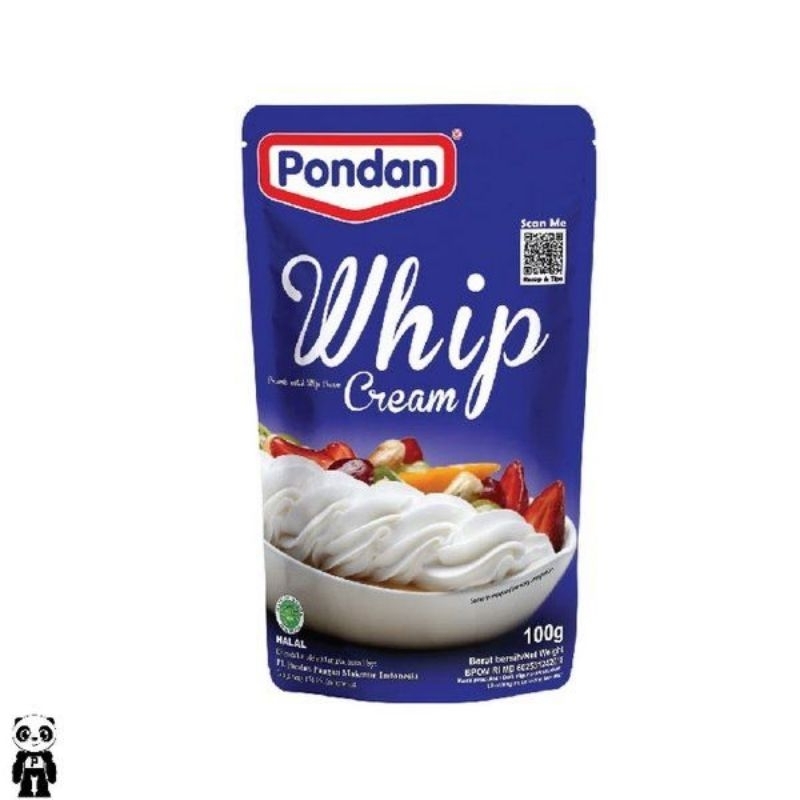 

Pondan Whip Cream 100gr / Whipping Cream / Whipy Cream