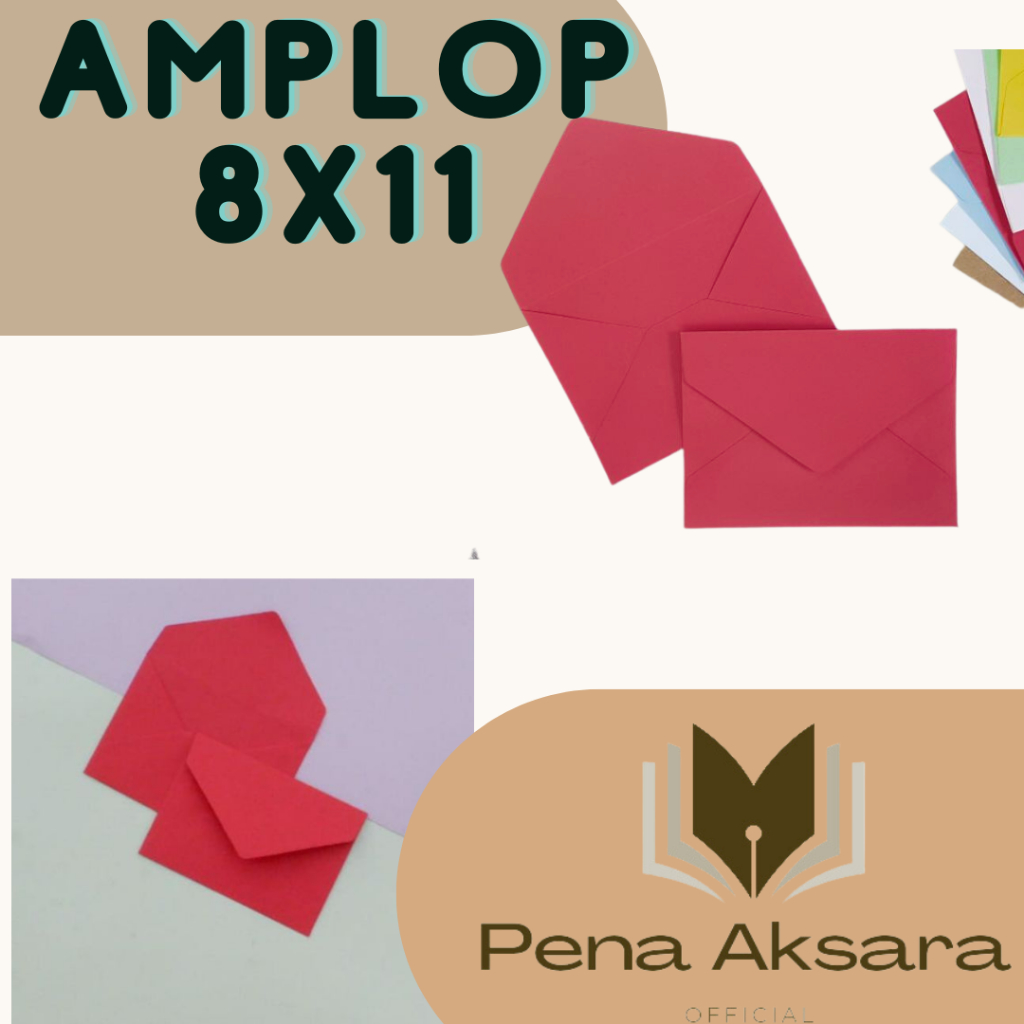 

AMPLOP 8x11 WARNA MERAH UNTUK KONDANGAN ANGPAO HADIAH MURAH AESTHETIC