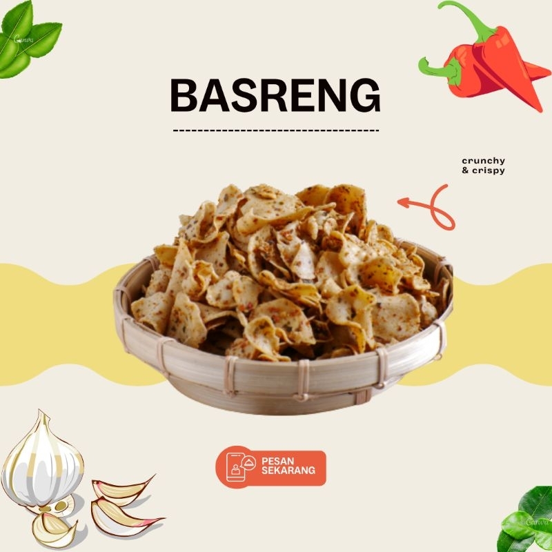 

Basreng Garing Renyah Kemasan Pouch