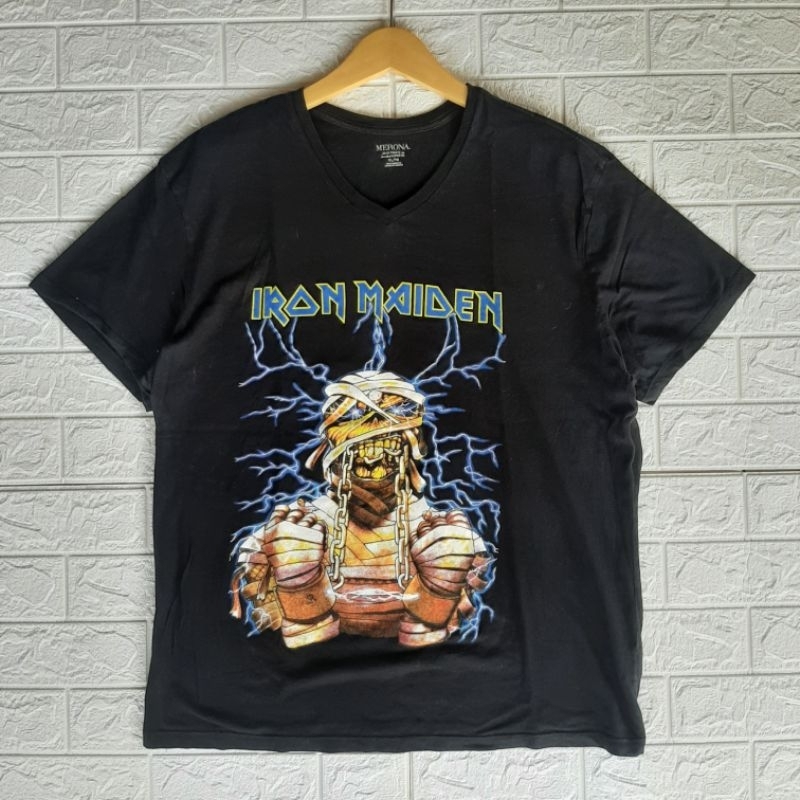 kaos t shirt band IRON MAIDEN size xl second