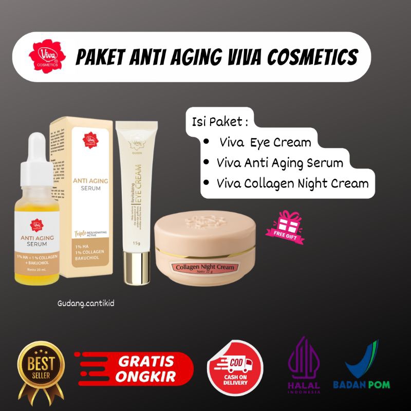 Paket Cream Anti Aging Viva