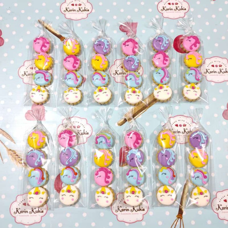 

Kukis hias, kukis karakter isi 4 tema Unicorn & Ponny (minimal 10 pack)
