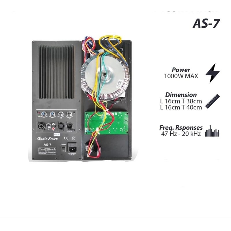 Power Mesin Speaker Active Model Huper 1200 watt