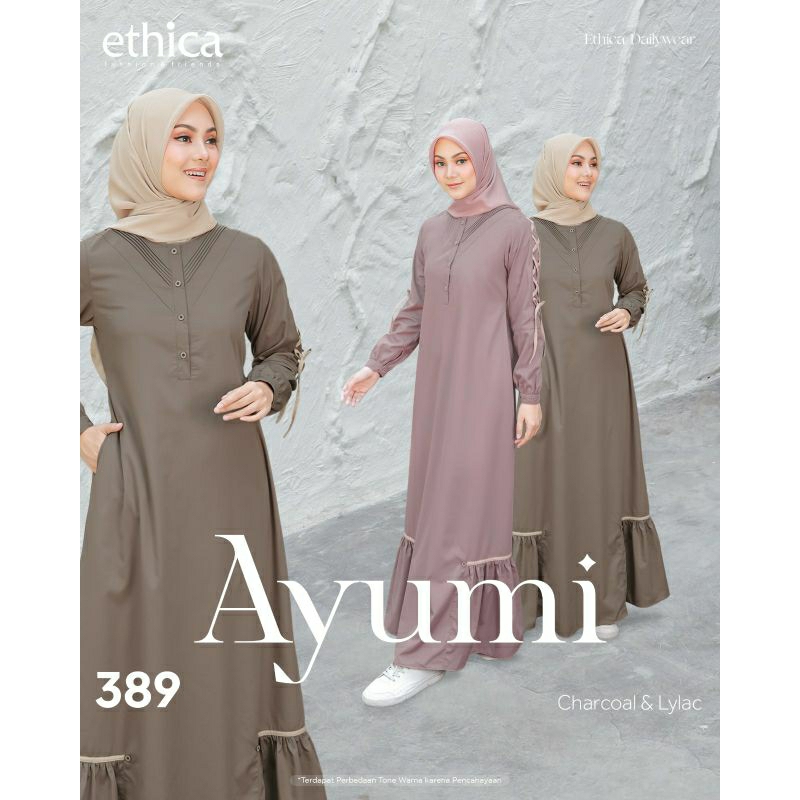 (READY) AYUMI 389 CHARCOAL & LYLAC BY ETHICA