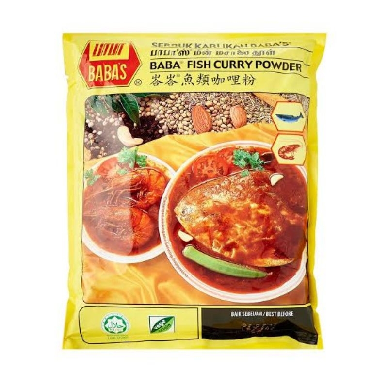 

Baba' Babas Fish Curry Bumbu Kari Ikan 250gr Bubuk 250 gram Malay