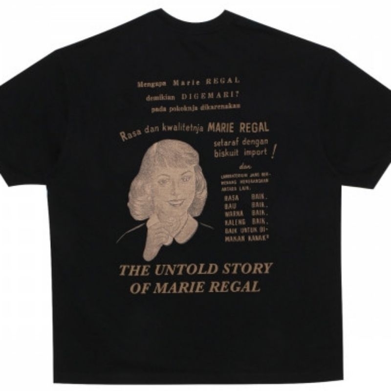 Tshirt Untold Regal, lengkap packing kaleng Regal