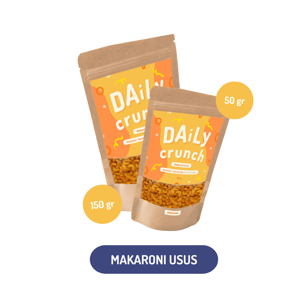 

Makaroni Usus Rasa Ukuran 100 gr & 150 gr