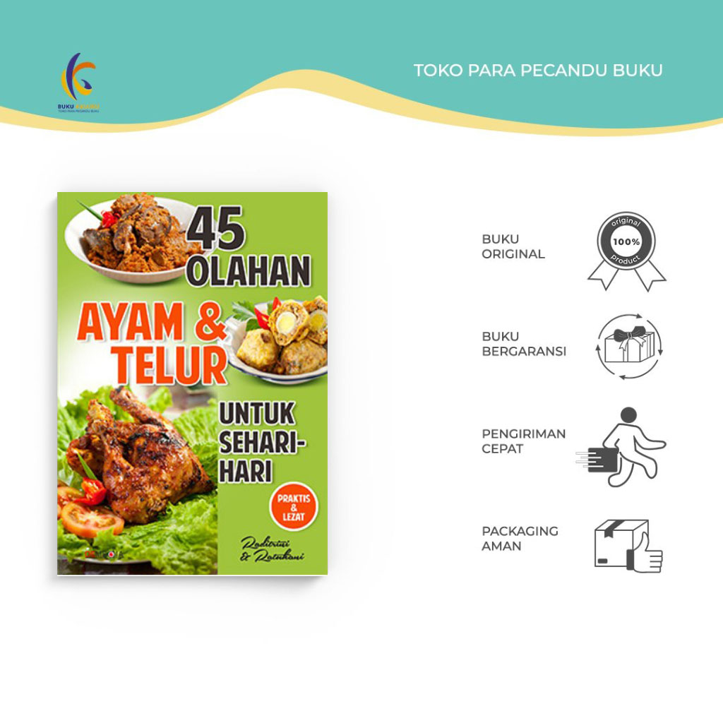 

Buku Resep Masak - 45 Olahan Ayam & Telor untuk Sehari-hari - Raditrini - Demedia - Bukukaluku