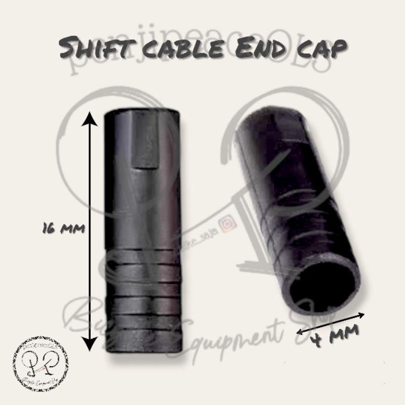 End Cap kabel shifter 4mm endcap Cable Housing 4mm Penutup Kulit Luar Kabel Shifter Sepeda Lipat MTB Roadbike