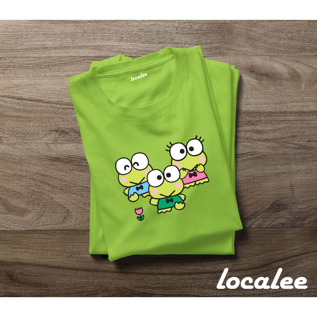 KEROPPI SIBLINGS TSHIRT-KAOS KEROPPI SANRIO UNISEX