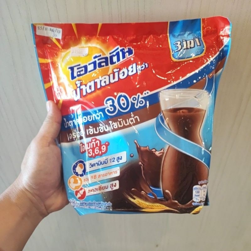 

3 in 1 ovaltine thailand sachet 600 gr less sugar