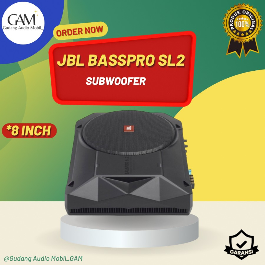 SUBWOOFER KOLONG AKTIF JBL 8 INCH JBL BASSPRO SL2