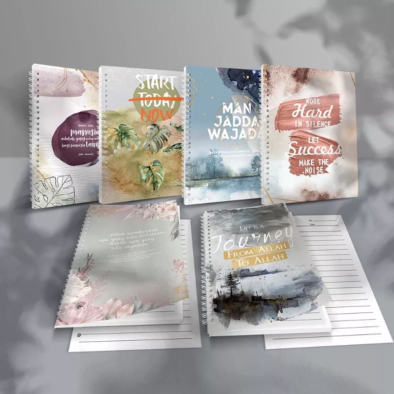 

Buku tulis spiral notebook A5 buku catatan bergaris A5 Jurnal A5
