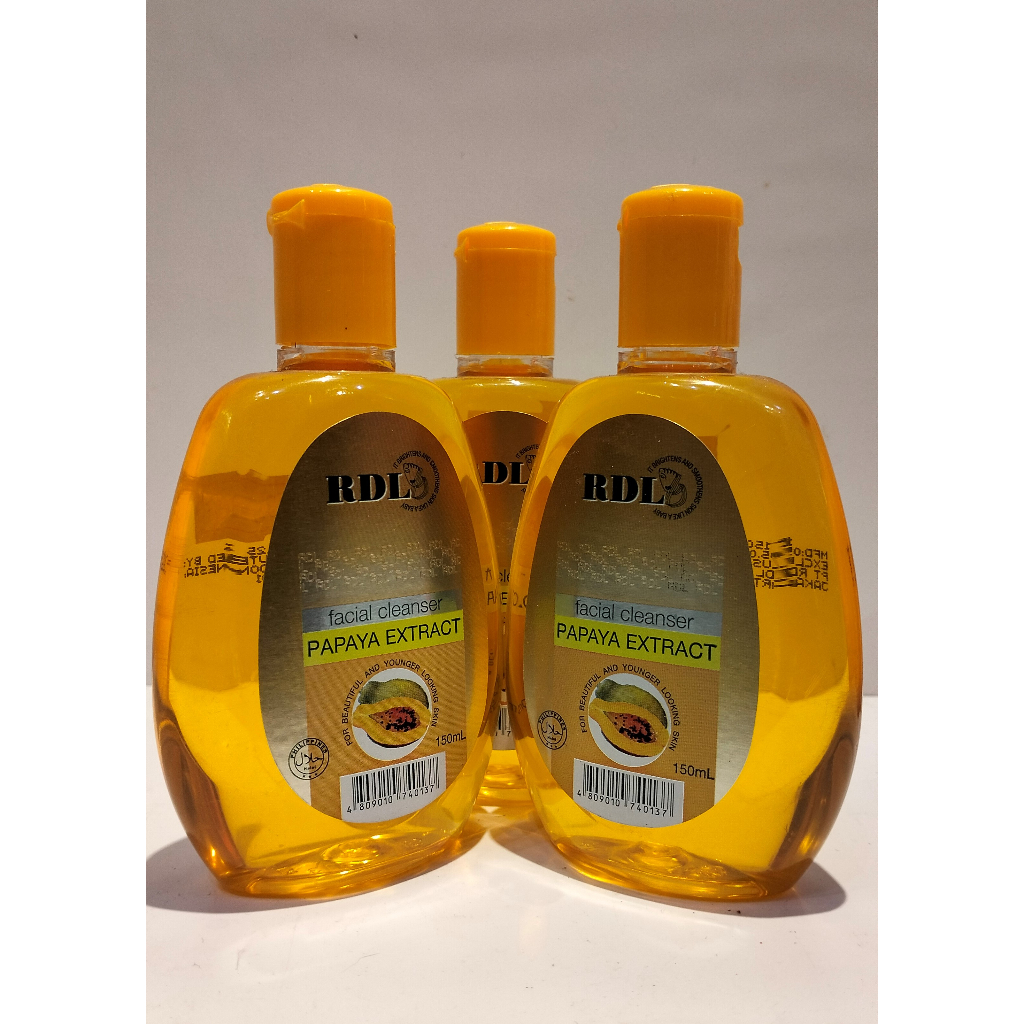 ORIGINAL RDL FACIAL CLEANCER Papaya Extract Toner Wajah Pepaya BPOM