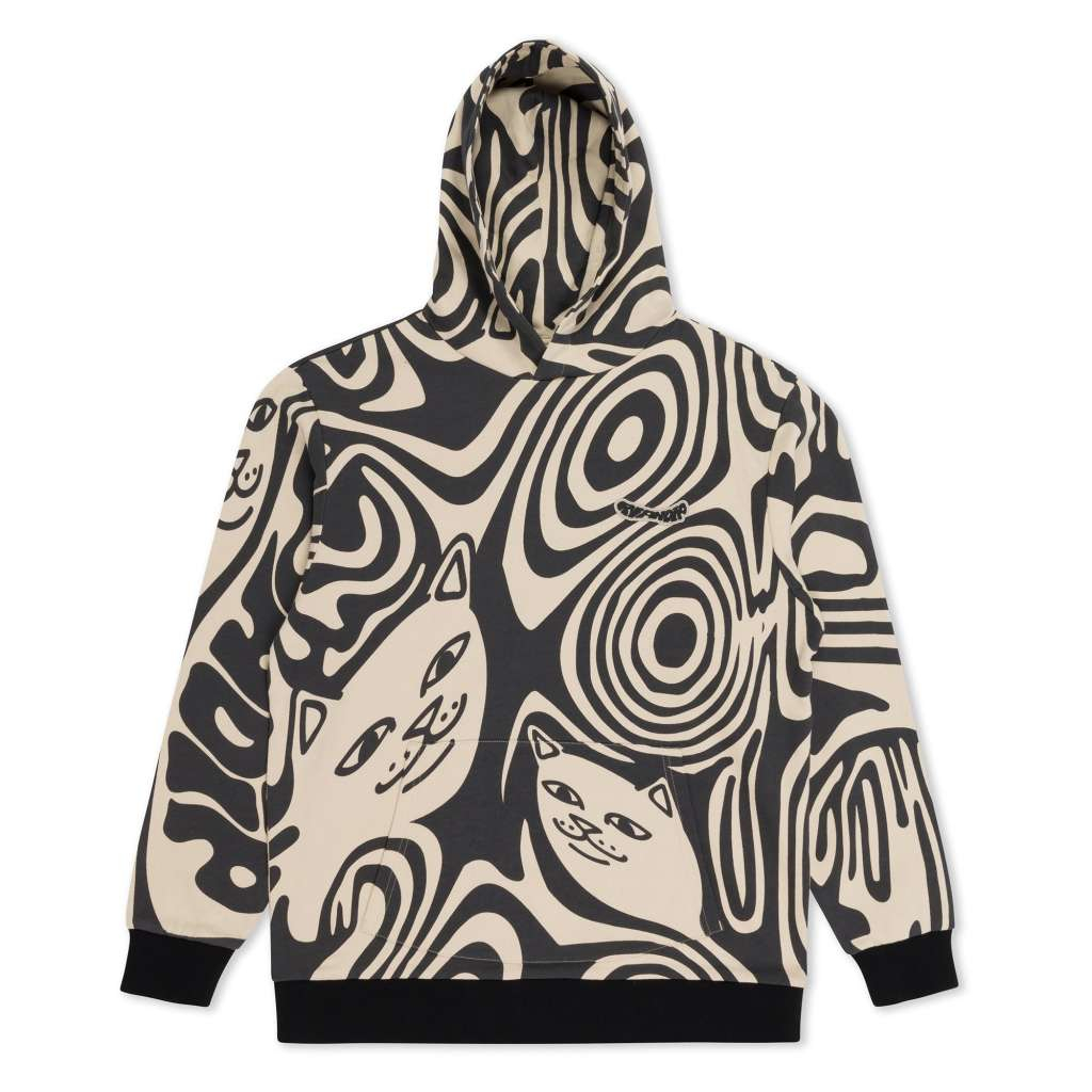 RIPNDIP Hoodie Hypnotic Black Cream 100% Authentic