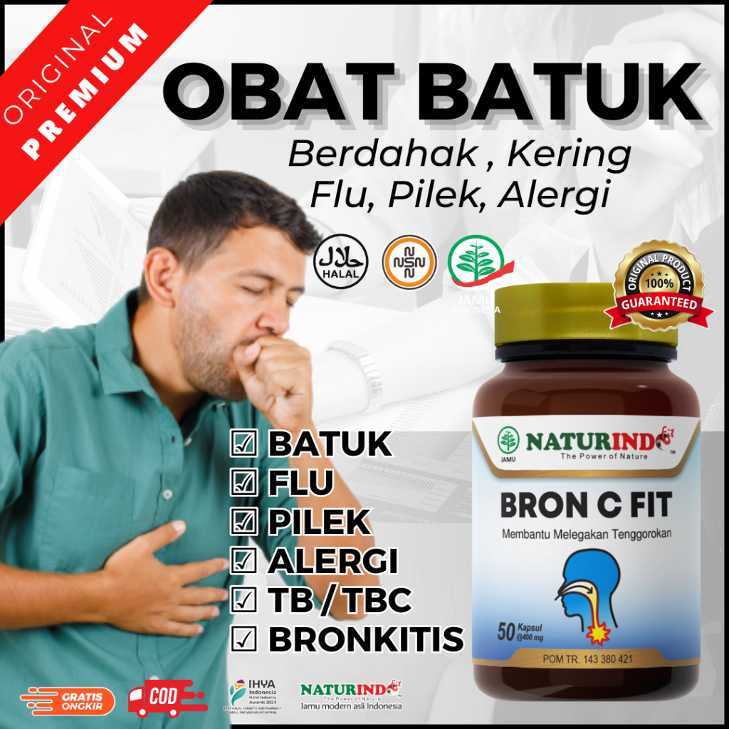 Obat Batuk Menahun Berdahak Kering Pilek Flu Gatal Tenggorokan Anak Dewasa Herbal Paling Ampuh